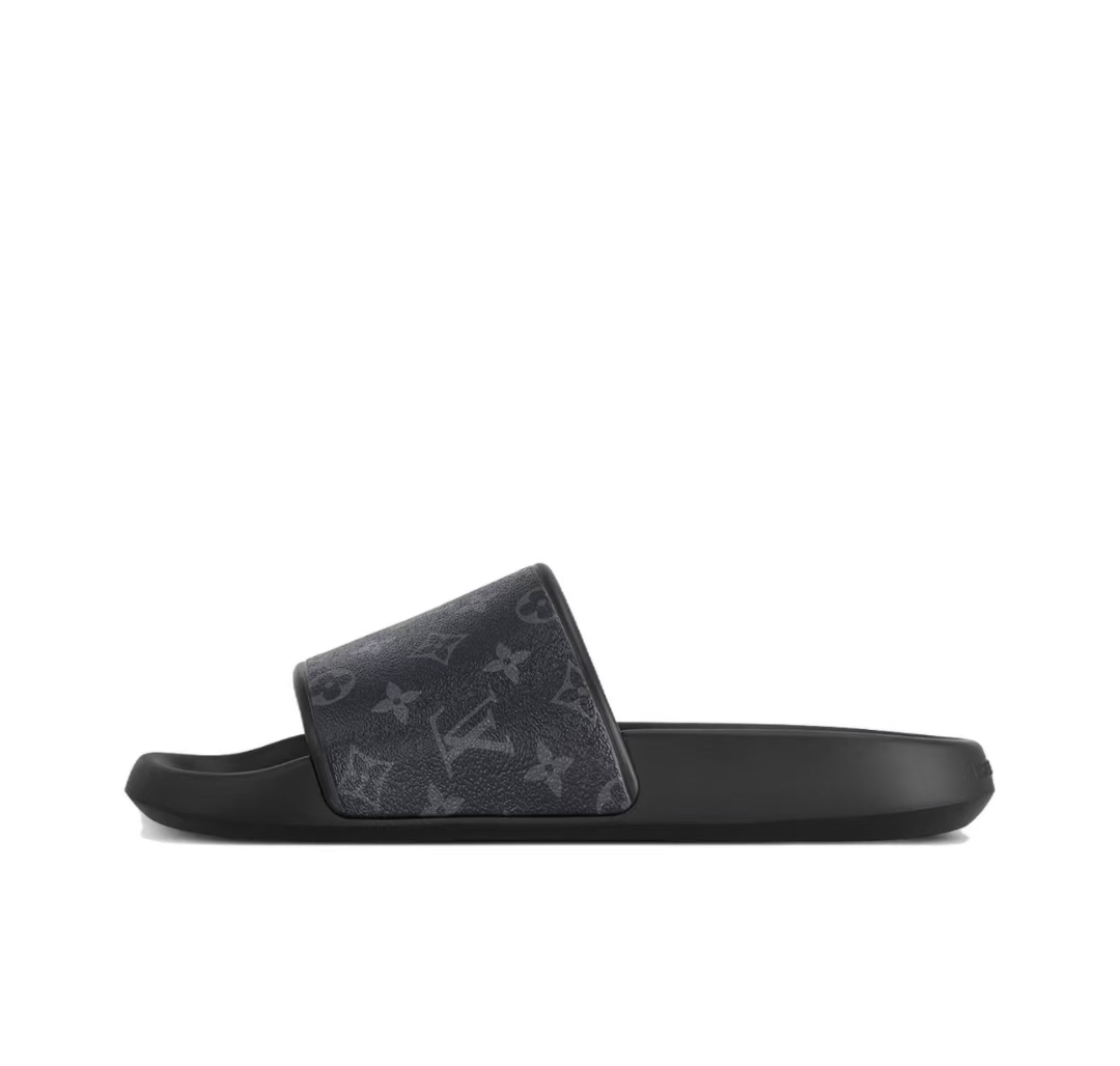 Pkkicks God Batch Louis Vuitton Waterfront Mule 'Black Monogram'