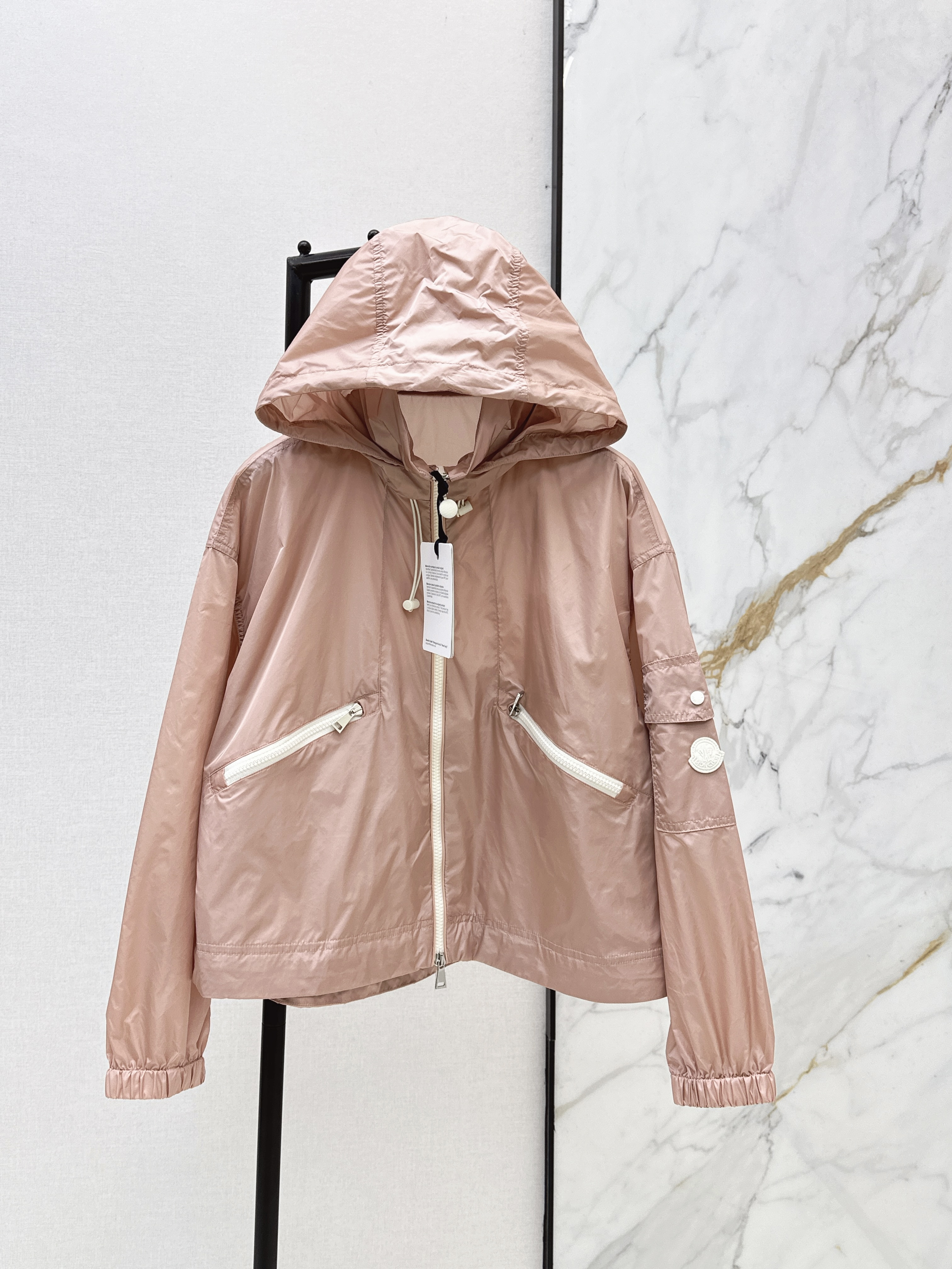 Monc New hooded trench coat