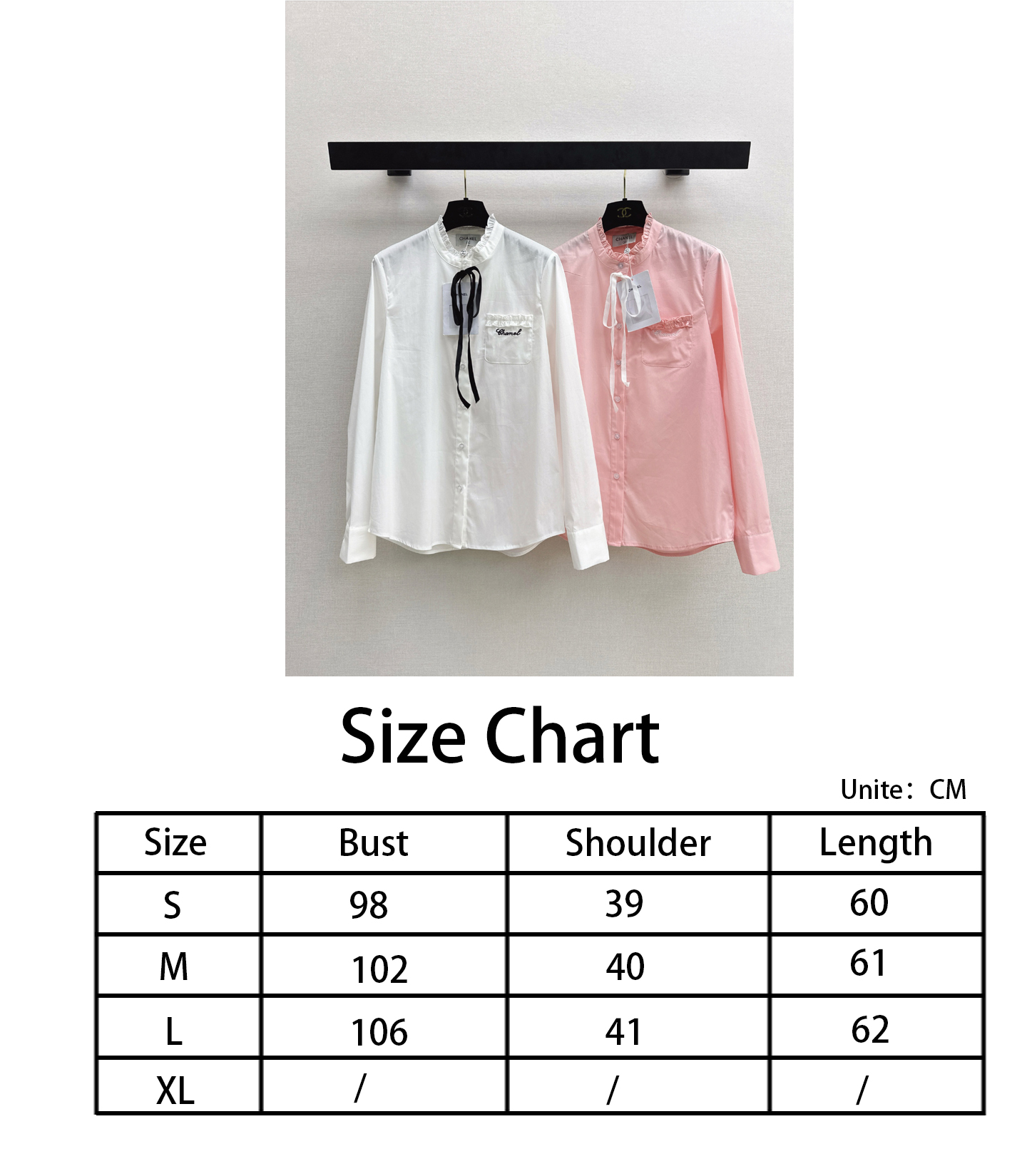 Chan New ribbon shirts