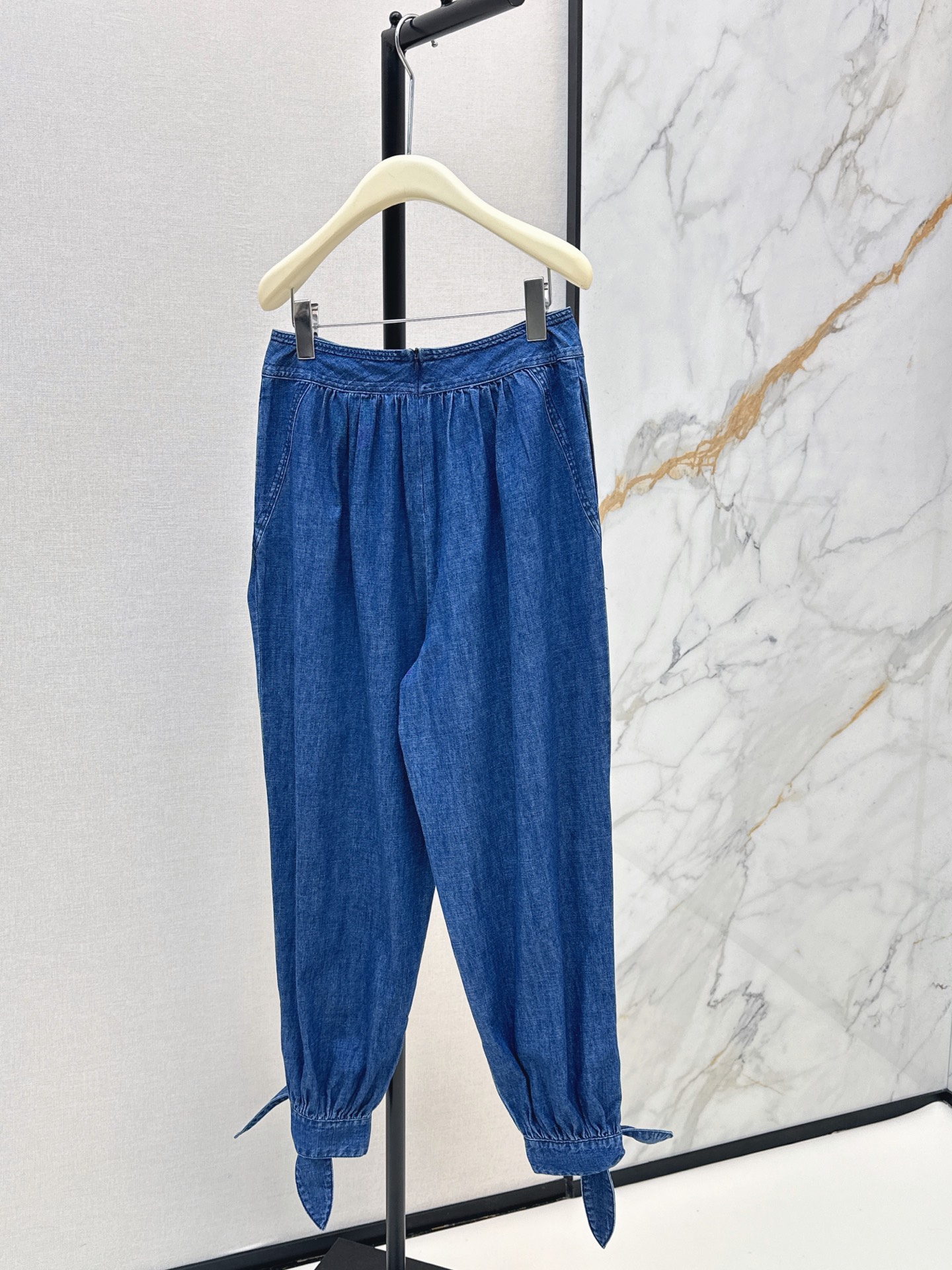 Zimm New Denim lantern pants