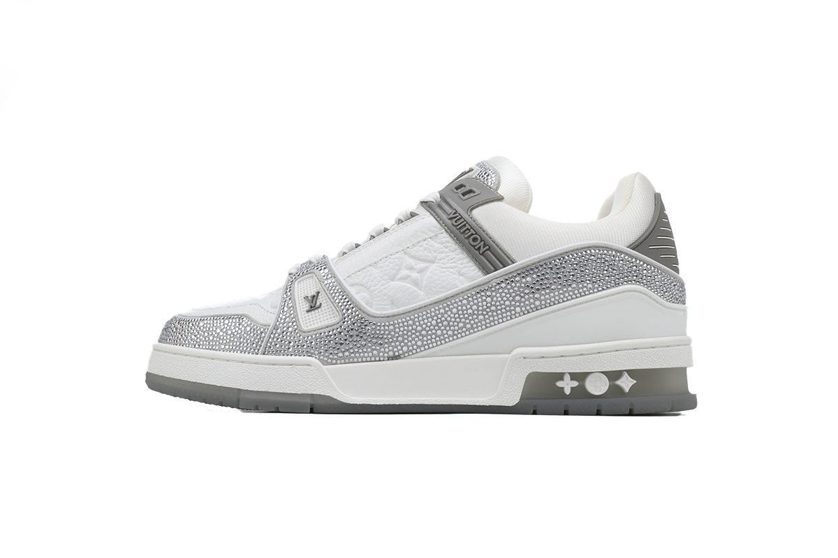 Pkkicks God Batch LOUIS VUITTON Trainer Grey white