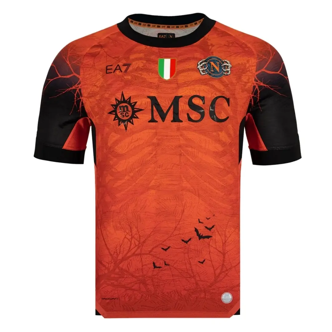 Napoli Halloween Orange Soccer Jersey 2025/26 Special Edition