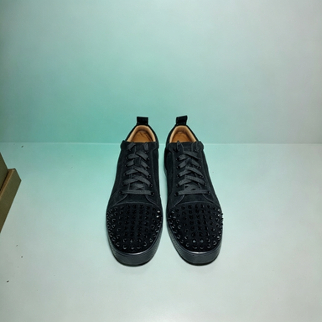 Christian Louboutin Louis Junior Spikes Flat Black 1130573CM53