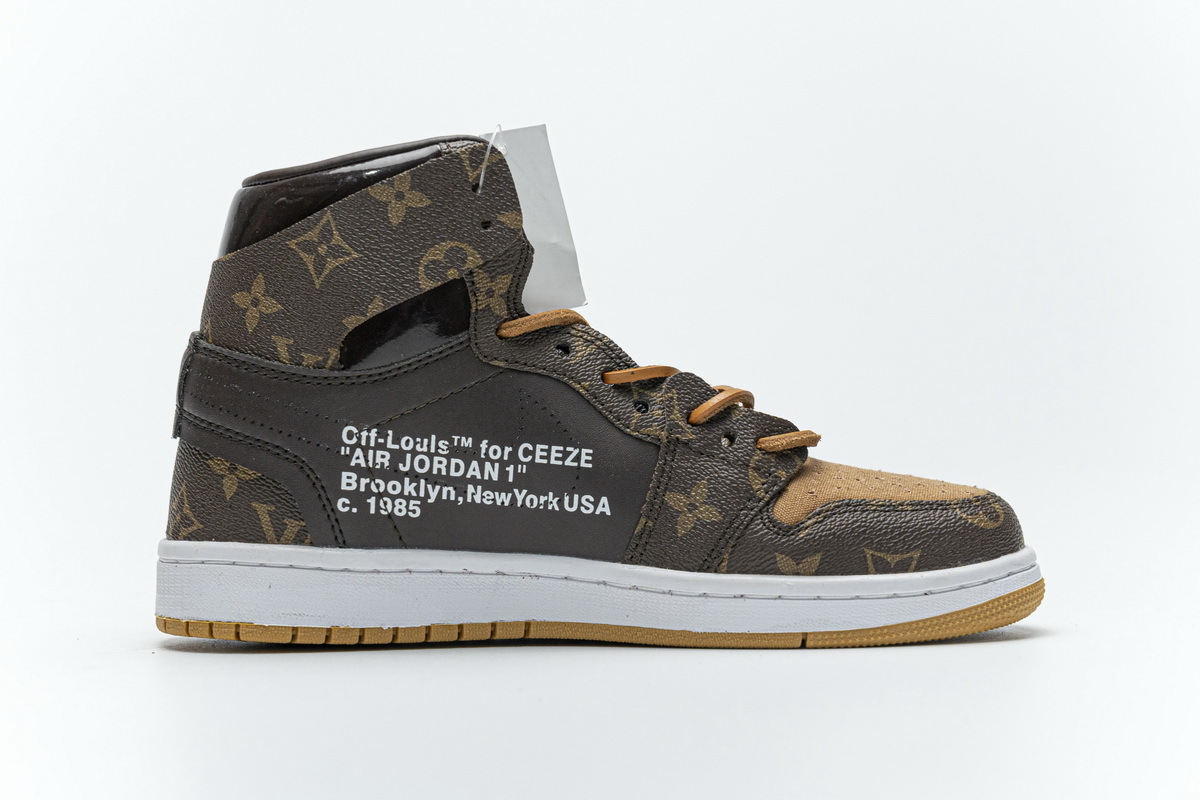 Pkkicks God Batch Louis Vuitton X Nike Air Jordan 1 (regular Jordan shoe box)