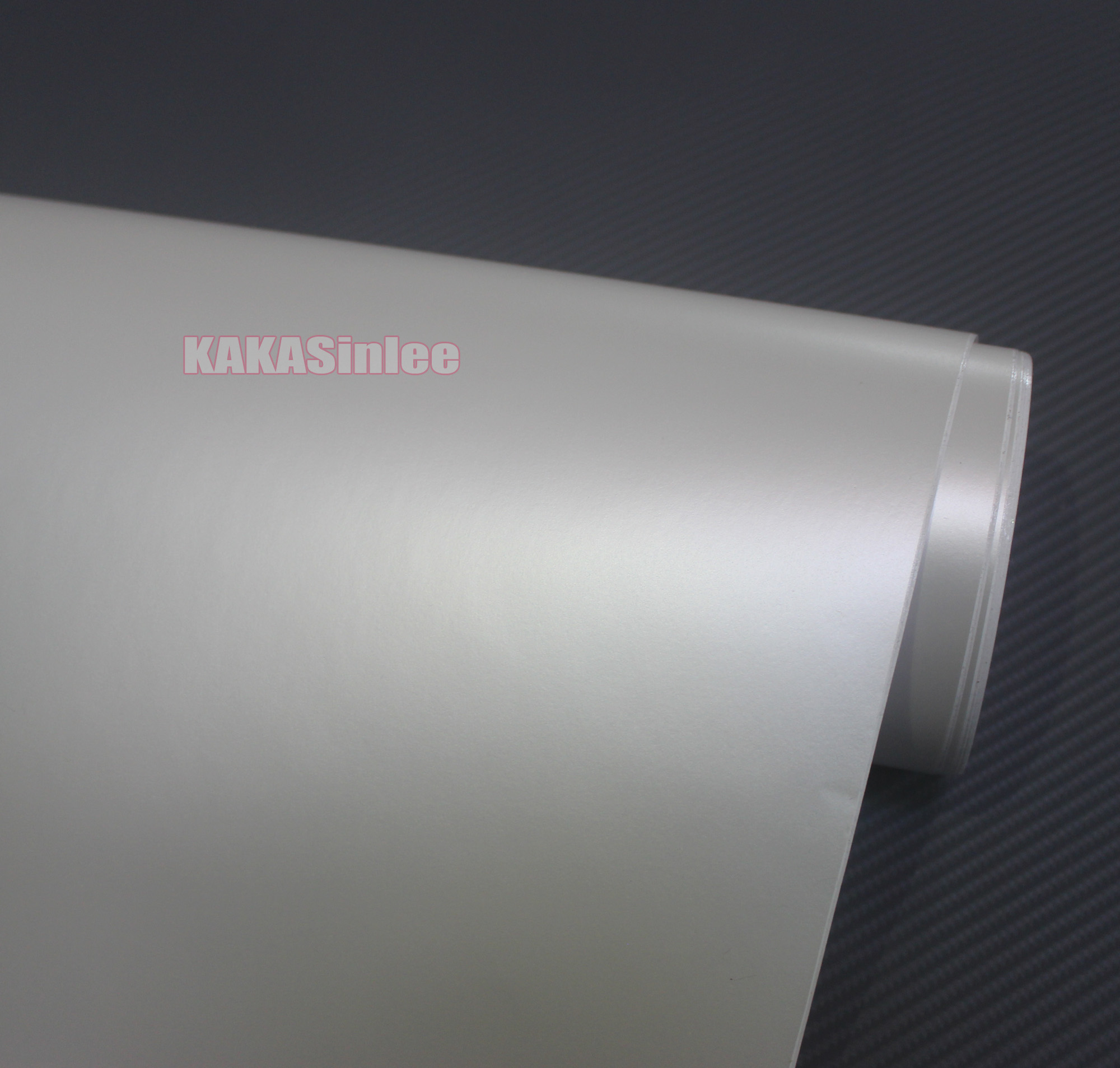 PET Satin White Vinyl Wrap Sticker - 20ft x 5ft.