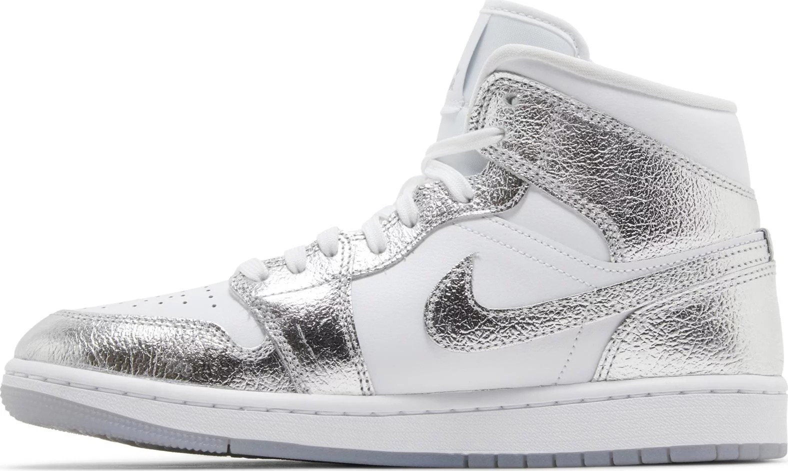 Wmns Air Jordan 1 Mid SE 'Metallic Silver' FN5031-100