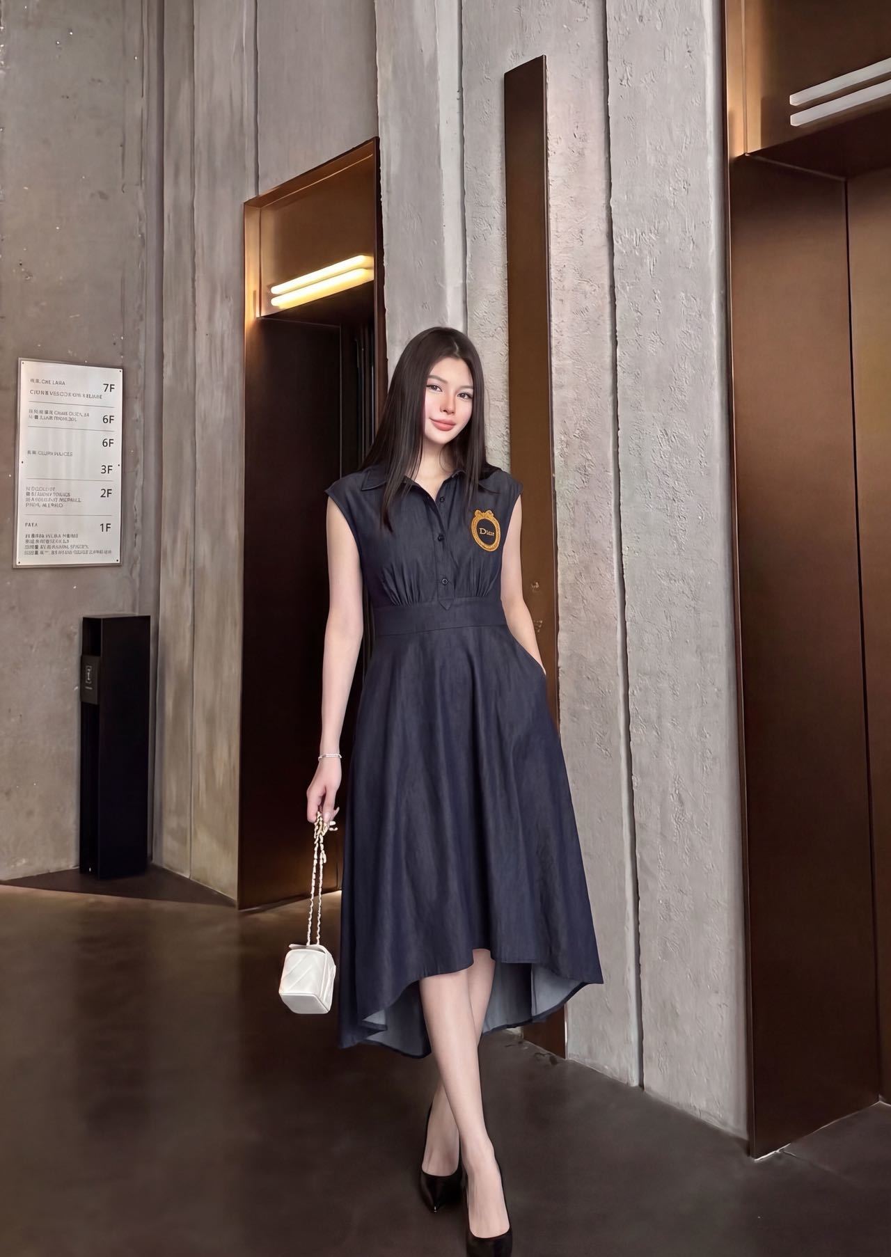 CD New embroidery dress
