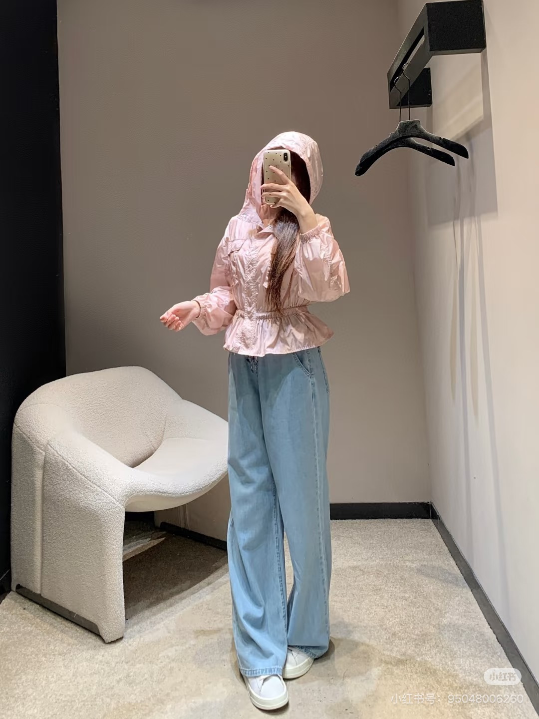 Monc New hooded trench coat