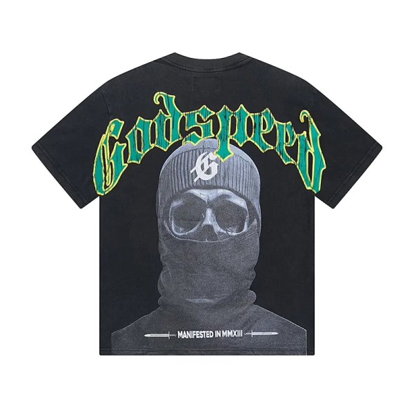 Godspeed Balaclava Szn T-Shirt  1020 Wash Black