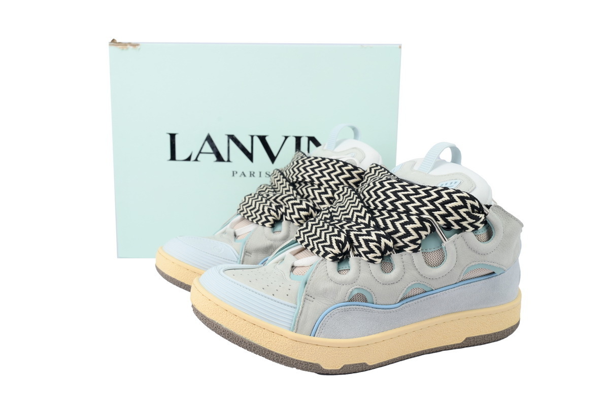 Lanvin Leather Curb Light Blue FM-SKRK11-DRAG-A2121