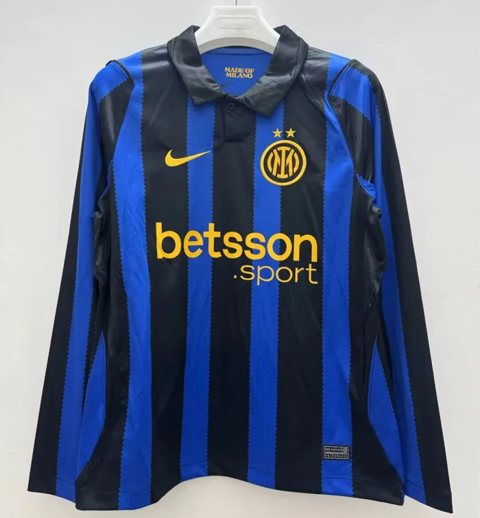Inter Milan Home Long Sleeves Jersey Fan Version 26/27