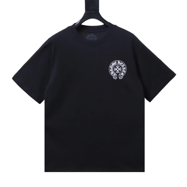 Chrome Hearts Flag Print Short-Sleeve T-Shirt  black