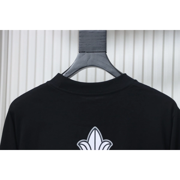 Chrome Hearts Fleur Cross Long Sleeve T-Shirt Black