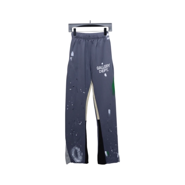 Gallery Dept Graffiti Splatter Sweatpants Dark Gray