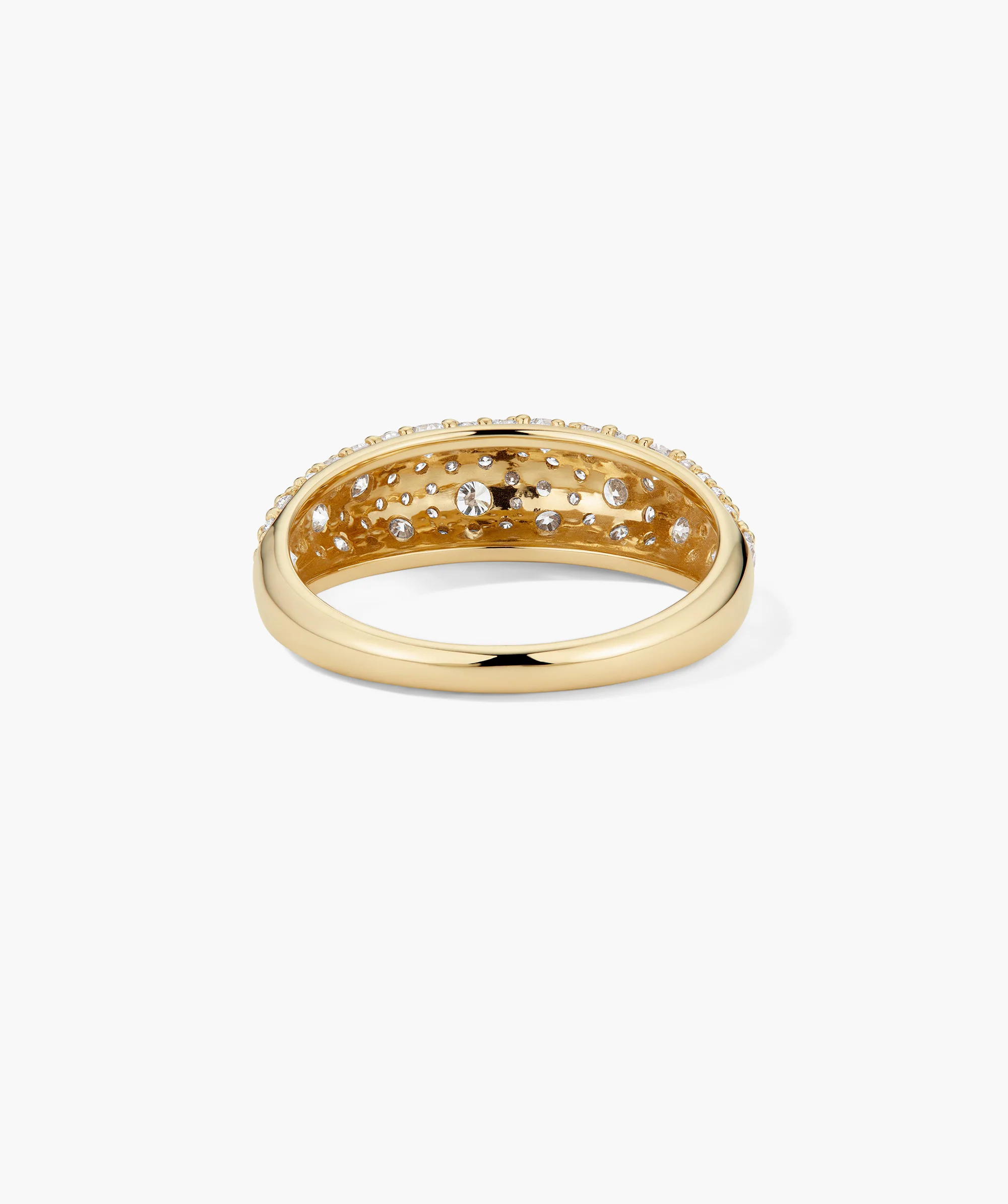 Dôme Pavé Lab Grown Diamond Ring