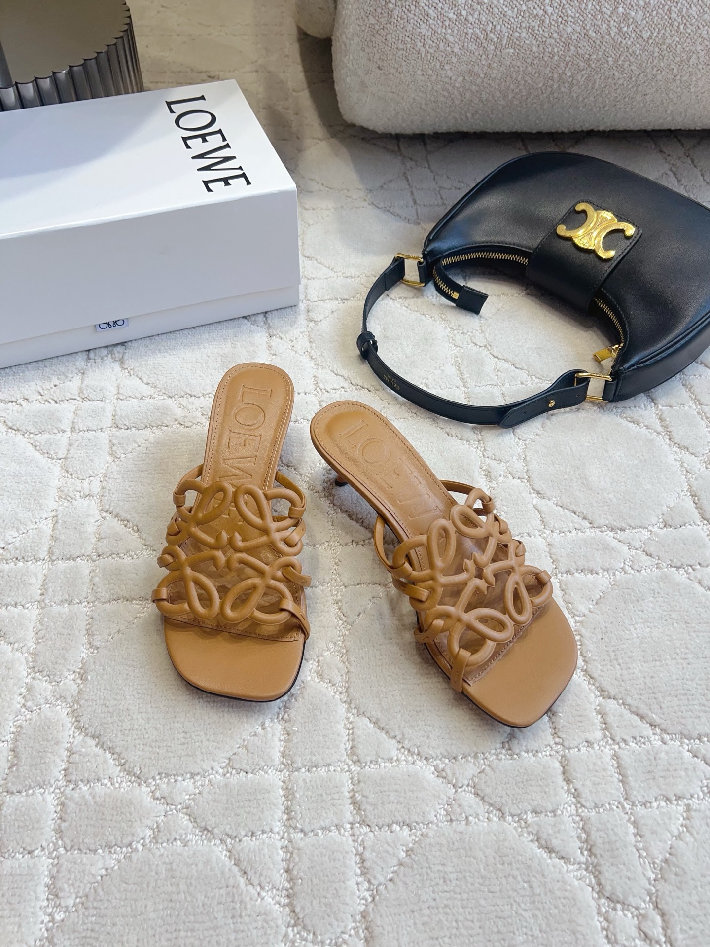 Loew New Woven Square-Toe Slippers