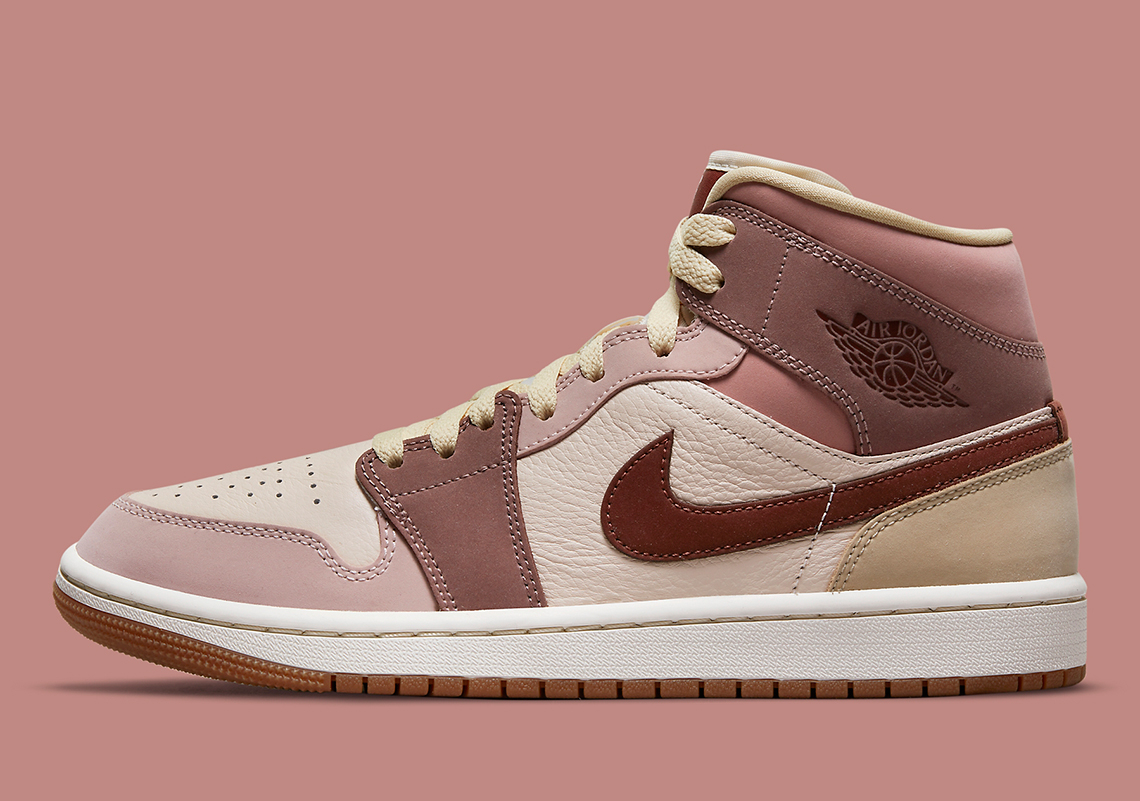 Wmns Air Jordan 1 Mid SE 'Dark Pony Smoky Mauve' DO7440-821