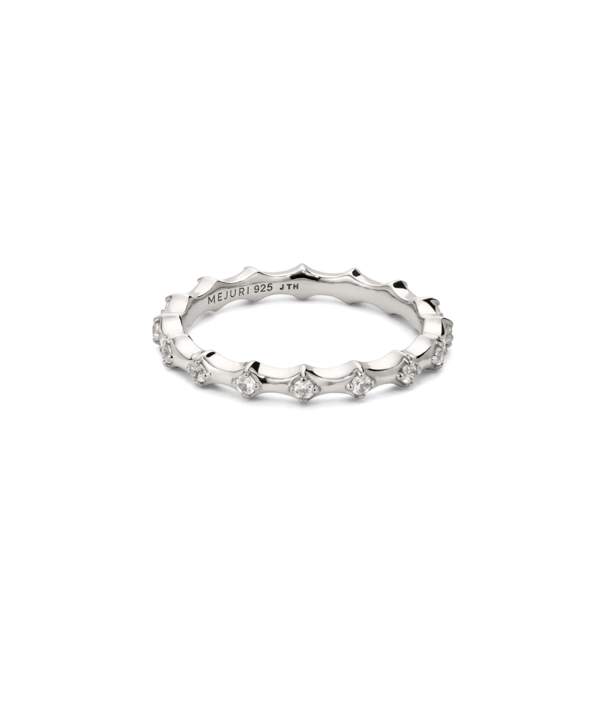 Charlotte Crest Stacker Ring