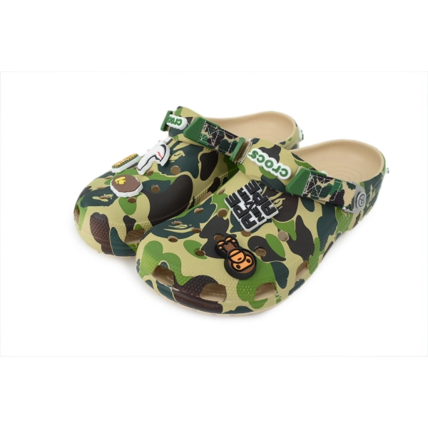 BAPE x Crocs Classic Clog 'ABC Camo - green'