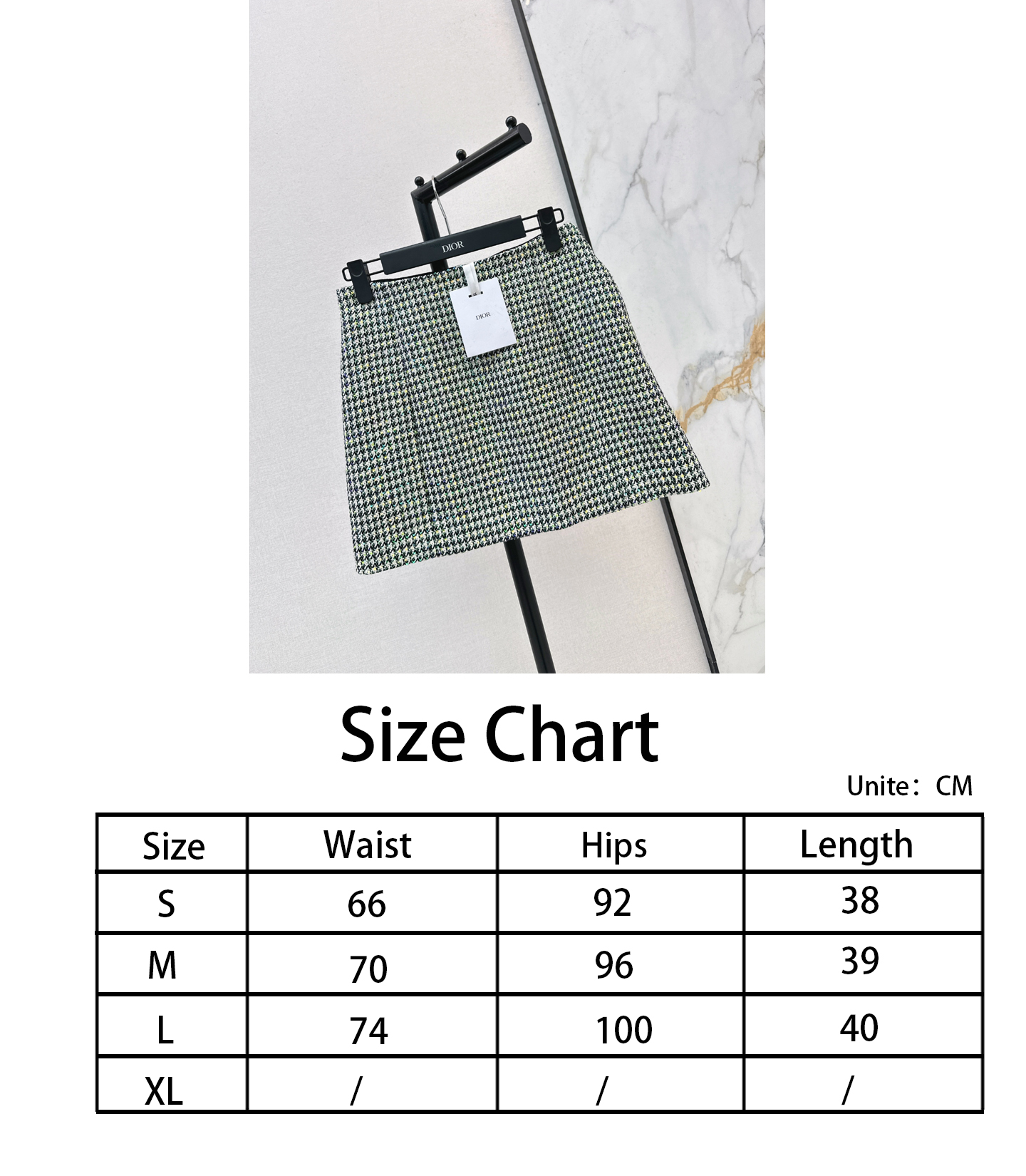 CD NEW A-line mini skirt