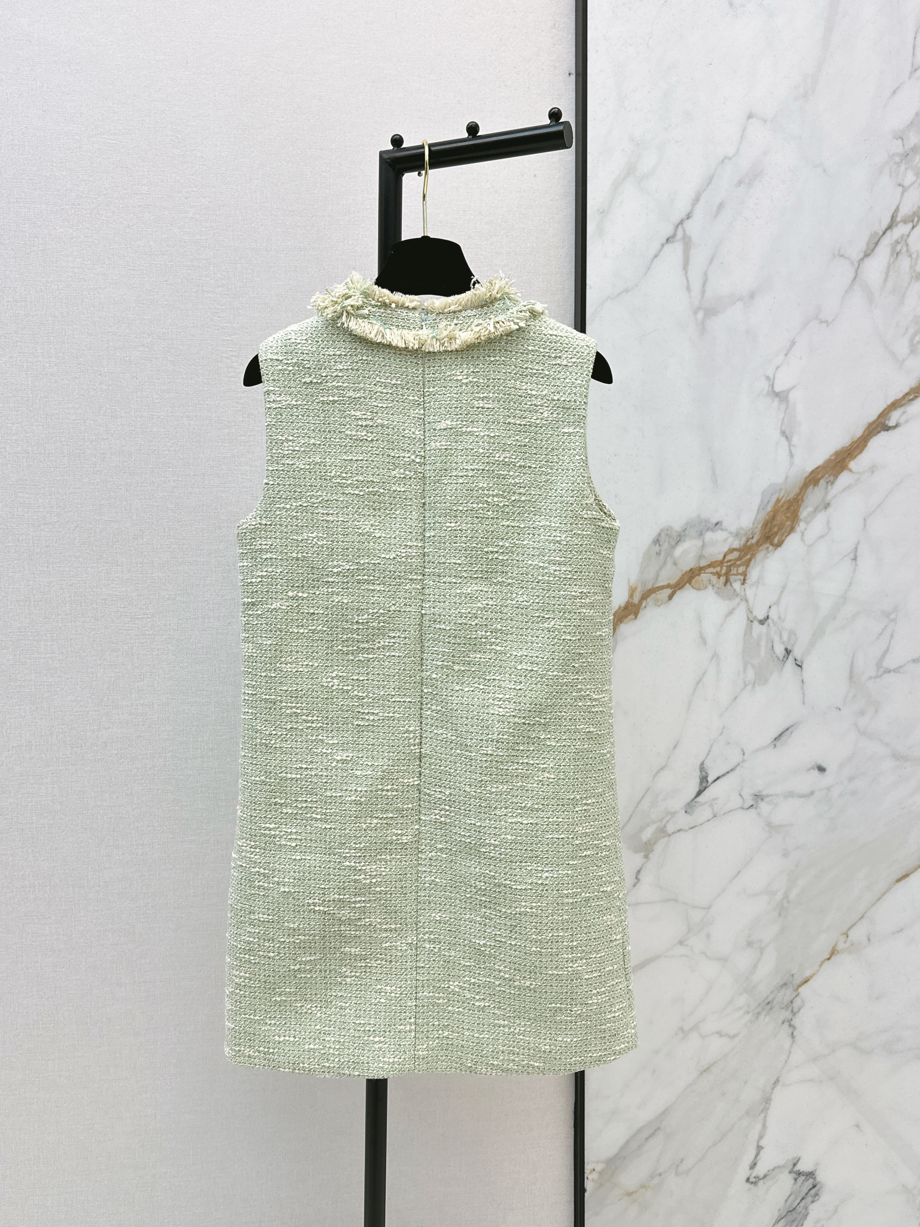 Chan New woven sleeveless dress