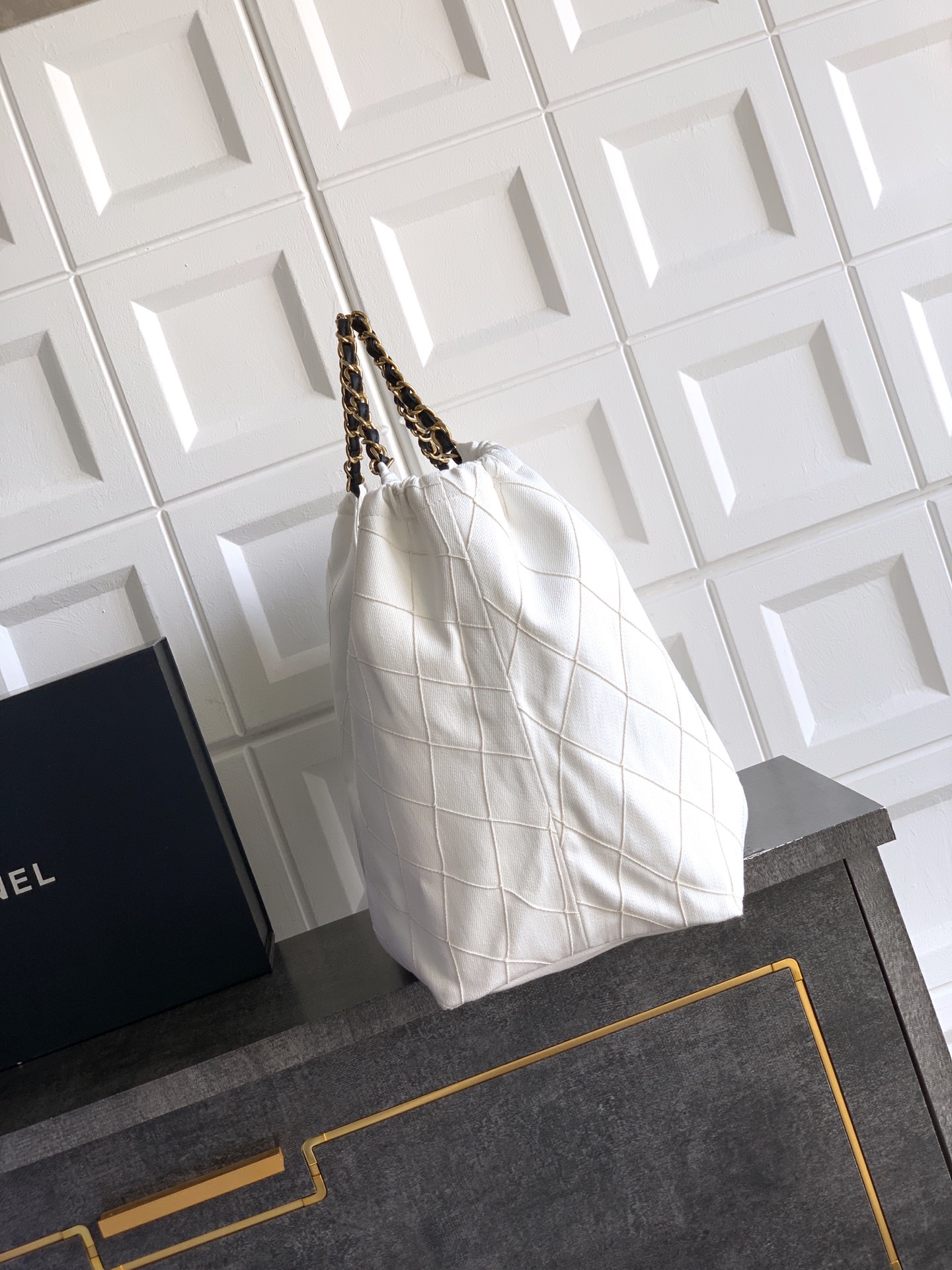 Chan New Canvas beach bag