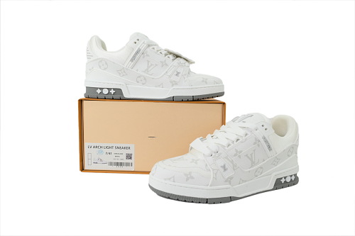 Pkkicks God Batch Louis Vuitton Sneakers White Gray (NFC)