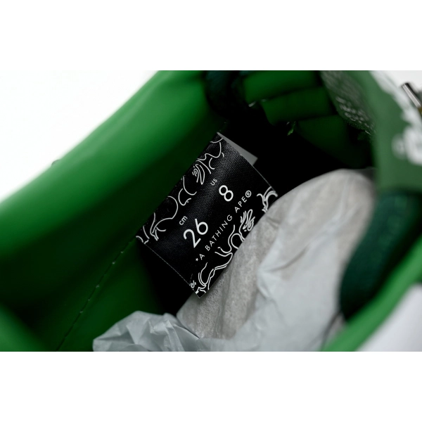 Cheap BapeSta  White Green edge 1J30-191-017