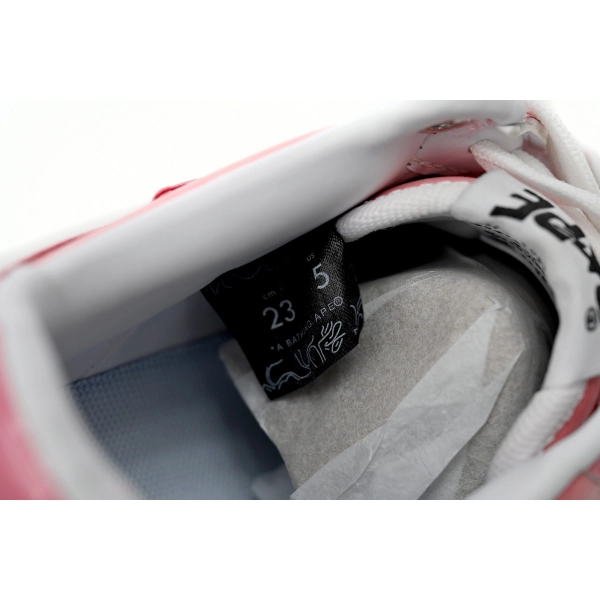 Cheap Fake BapeSta Low Pink Paint Leather 1H2-019-1046