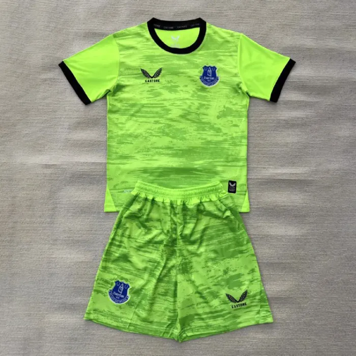 Kids Everton Home Goalkeeper Suit 26/27