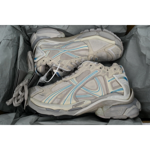 Balenciaga Runner Sneaker Brown Blue 772767 W3RNY 2240