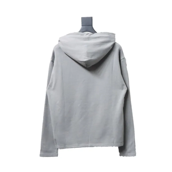 Balenciaga Clothes BB Pixel Print Hoodie Grey