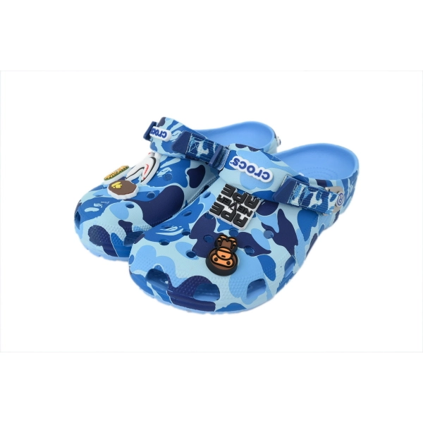BAPE x Crocs Classic Clog 'ABC Camo - blue'