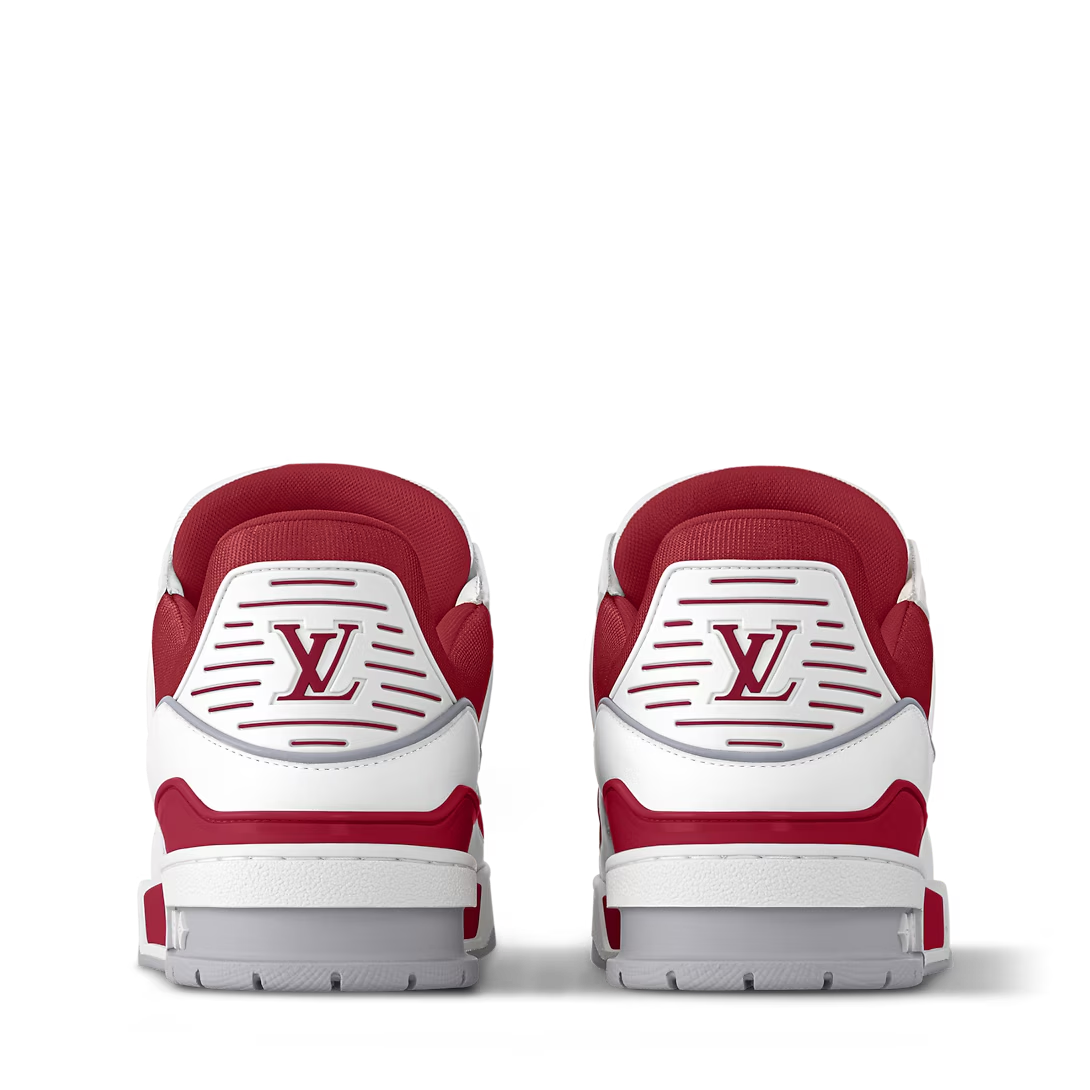 Pkkicks God Batch Louis Vuitton LV Trainer Sari Red