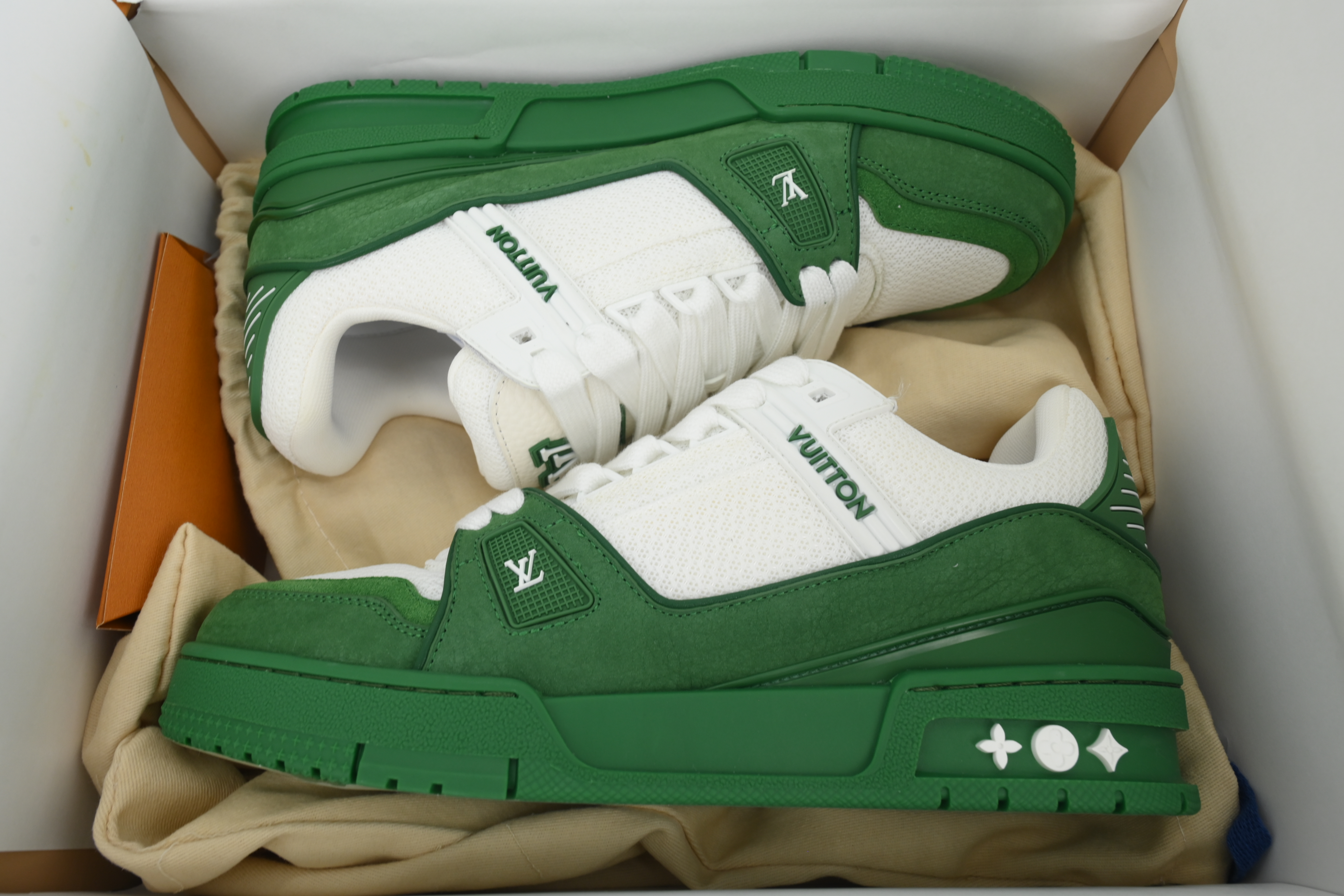 Pkkicks God Batch Louis Vuitton White Green