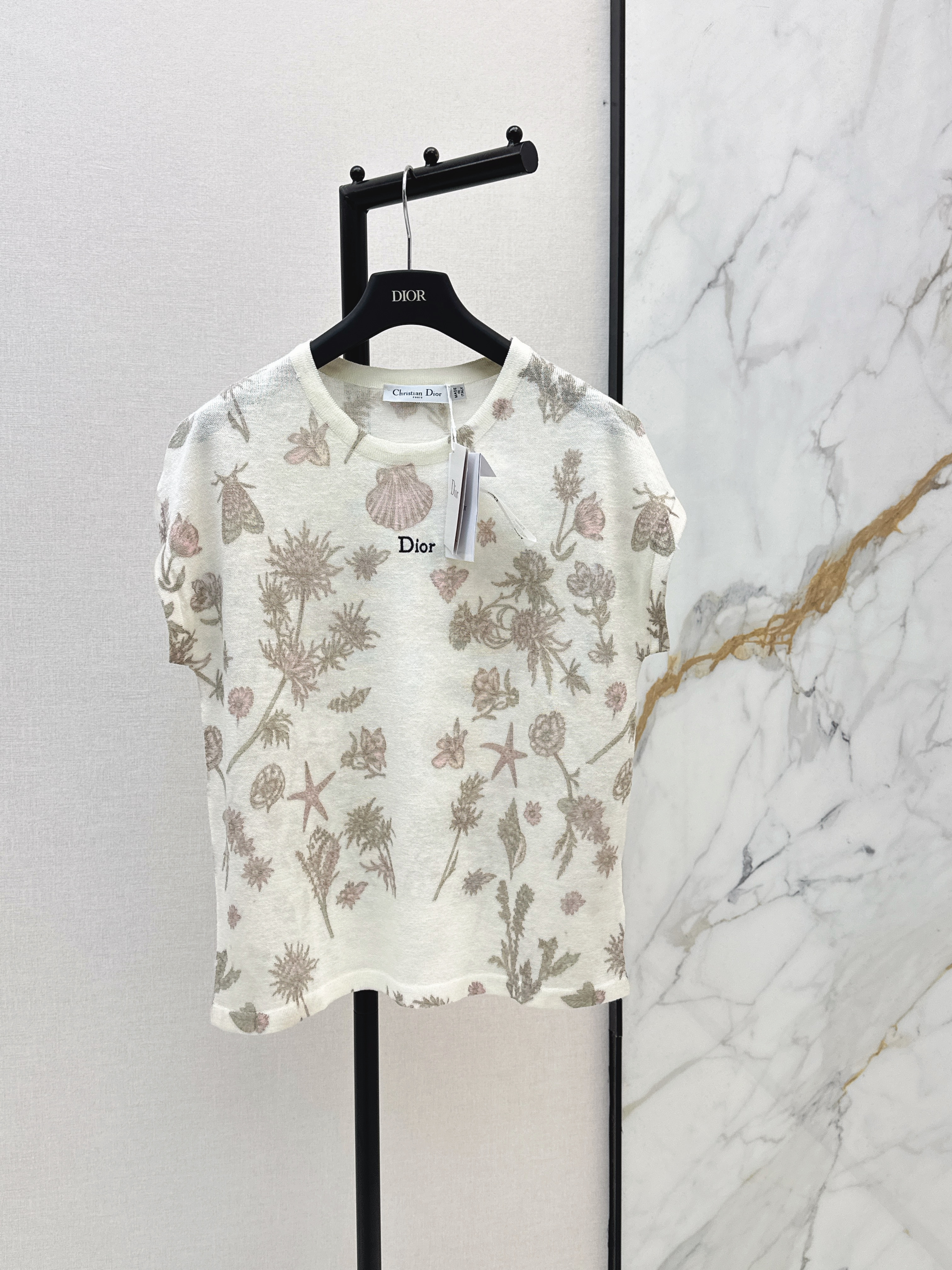 CD New Printed knit short-sleeve