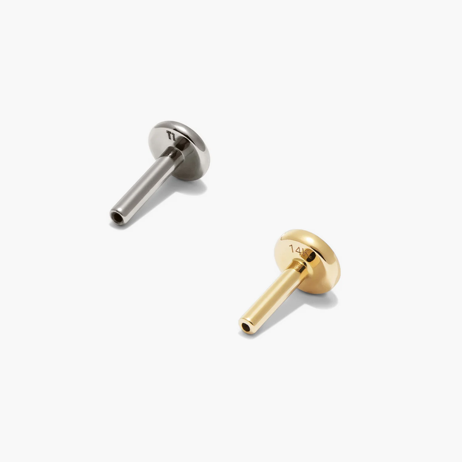 Piercing Studio - Pave Diamond Flat Back Pear Stud