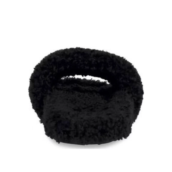 Balenciaga Furry Slide Black 654747W2DO11096