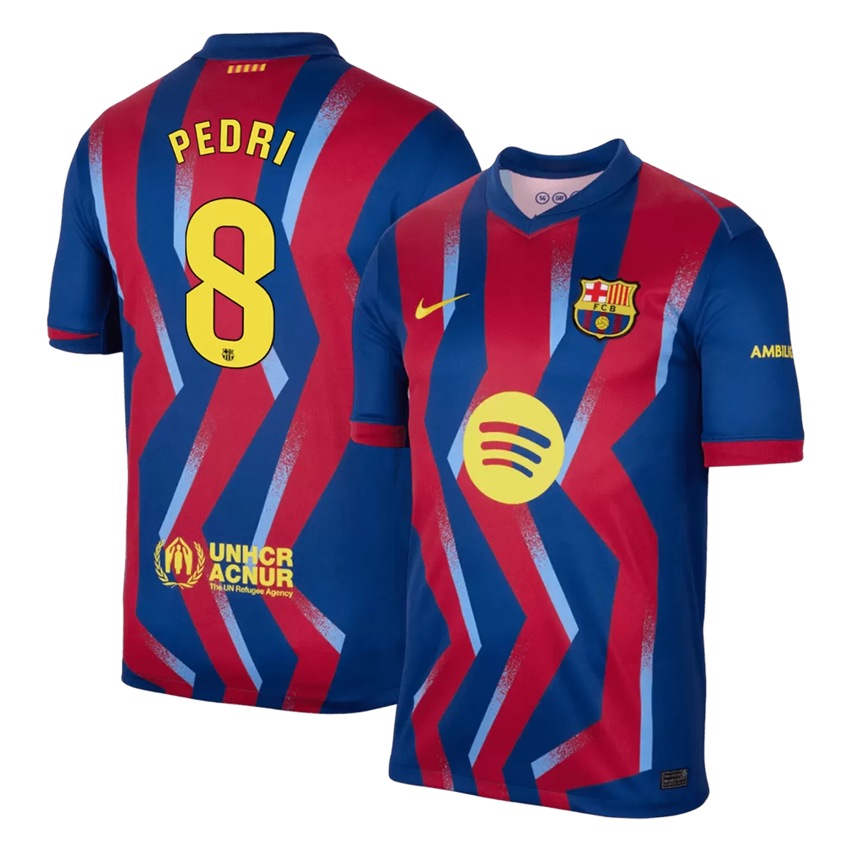 PEDRI #8 Barcelona Fourth Away 'El Clásico' Jersey 2025/26