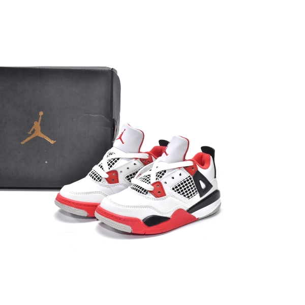 Jordan 4 Kids Shoes Retro Fire Red (2020) BQ7669-160