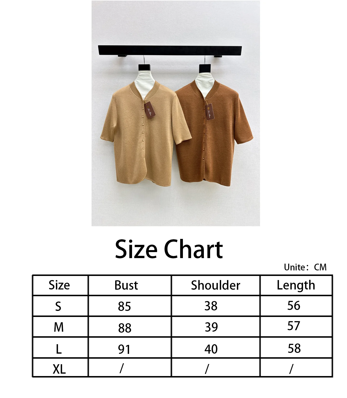 Loro NEW silk shorts sleeve jacket