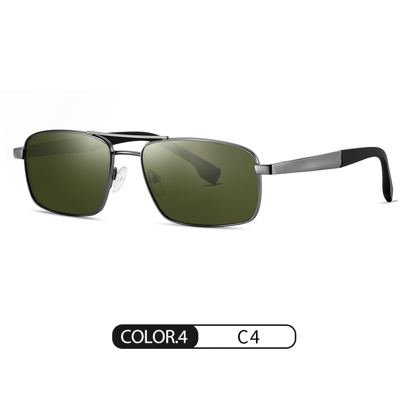 Retro Metal Square Pilot Sunglasses