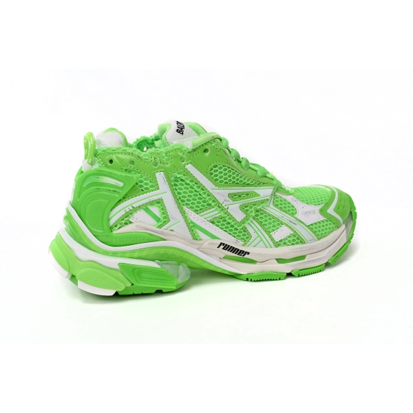 Balenciaga Runner White Green 677402 W3RBM 3590