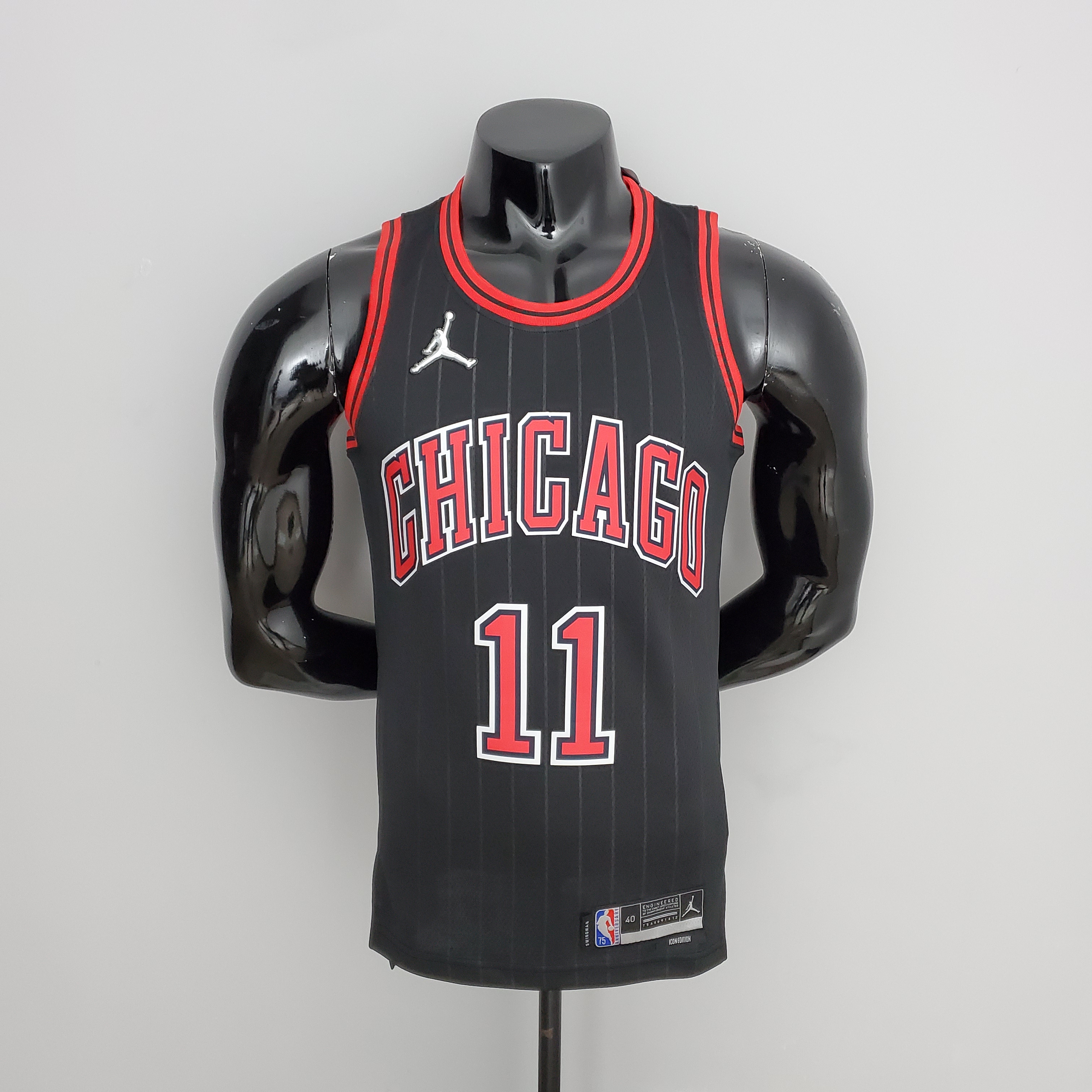 DeMar DeRozan Chicago Bulls 75th Anniversary Swingman Jersey Flyers Black