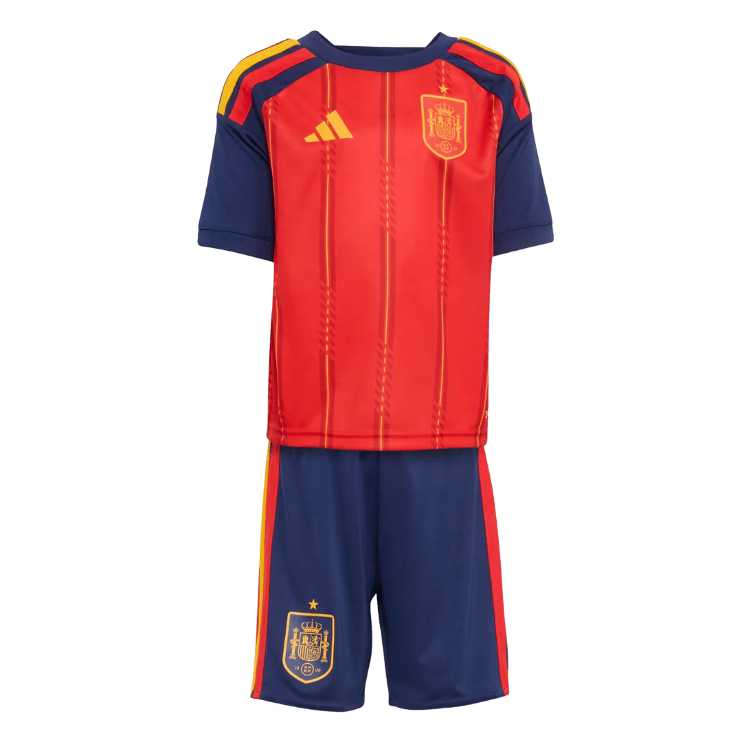Spain Kid's Home Soccer Kit - Jersey+Shorts 2026
