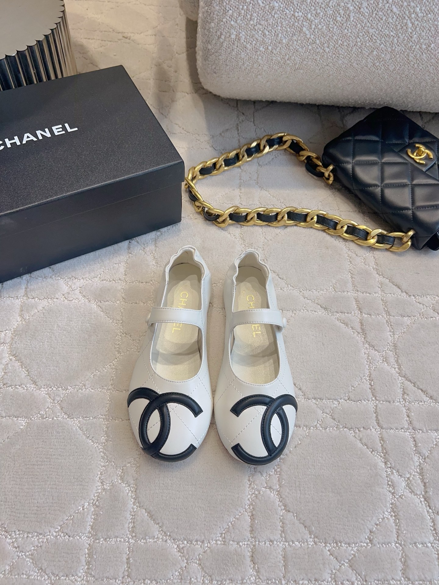 Chan New Double C Mary Jane shoes