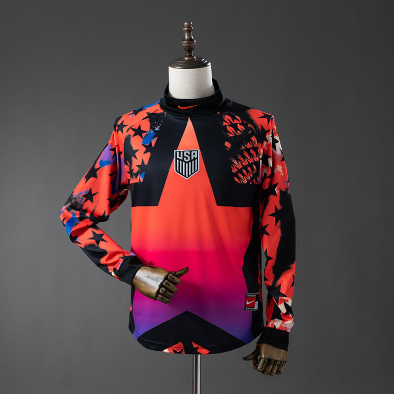 USA 2026 Orange Long Sleeve Goalkeeper Fan Jersey