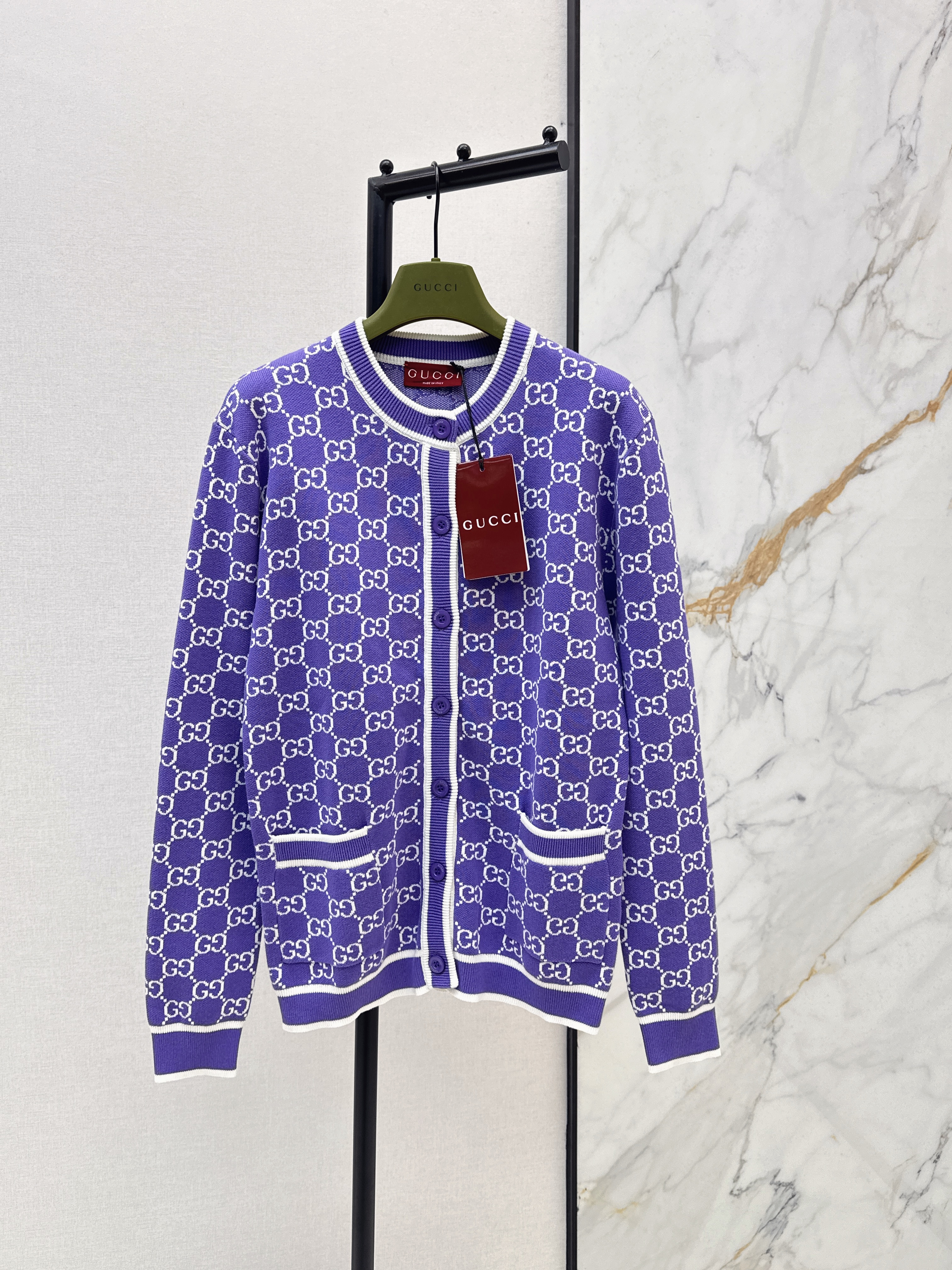 Guc New jacquard knit cardigan