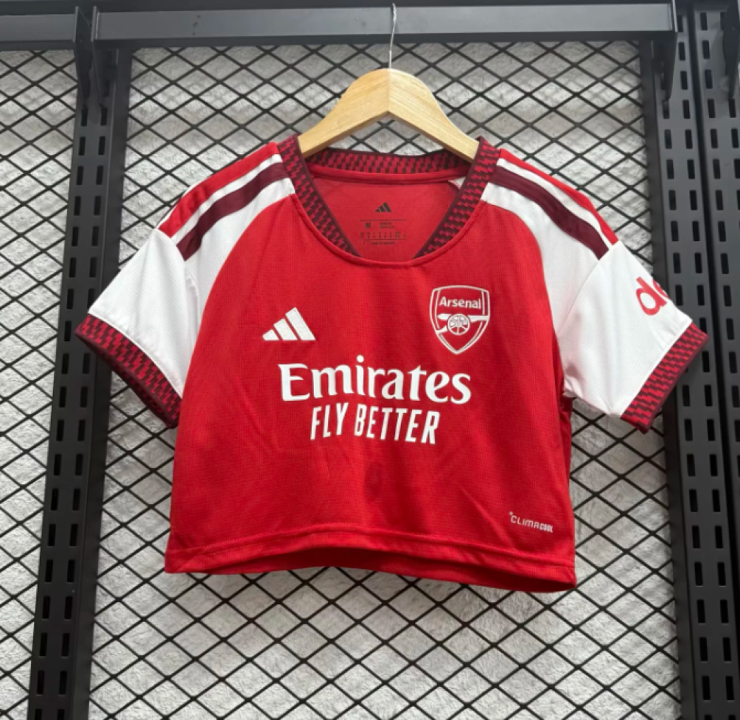 Arsenal Crop Top Home Jersey 26/27