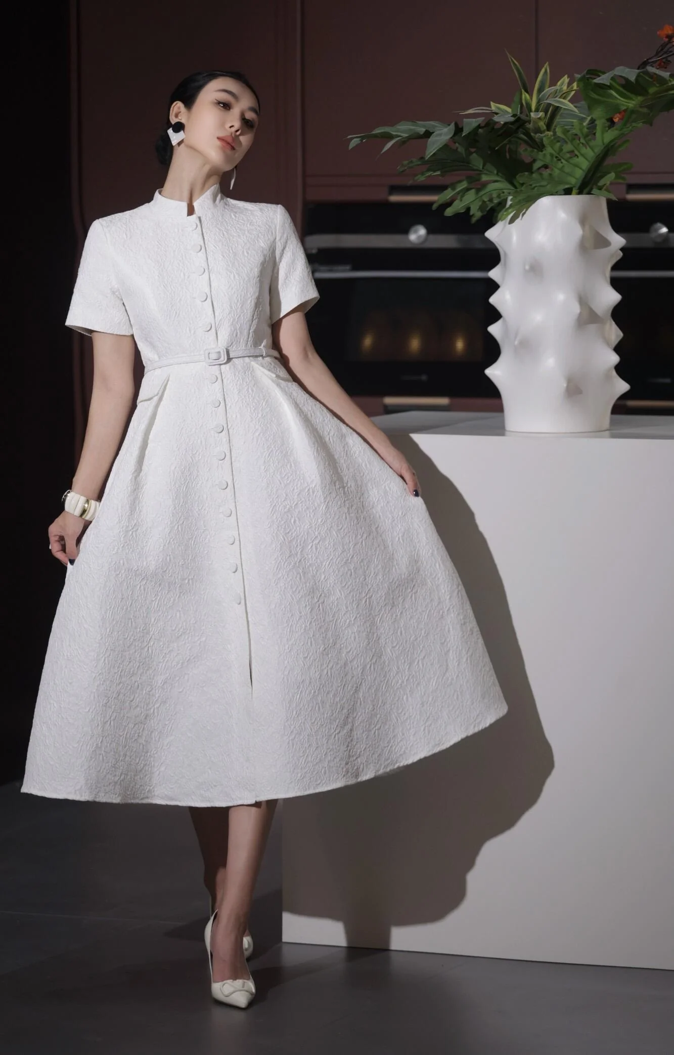 CD NEW jacquard dress